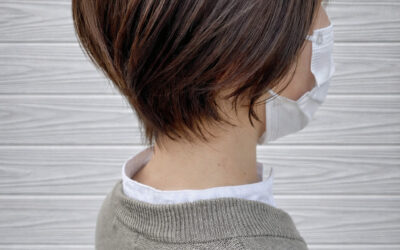 横顔がきれいに見える大人ショート