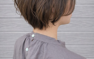 女性らしい丸みショートスタイル