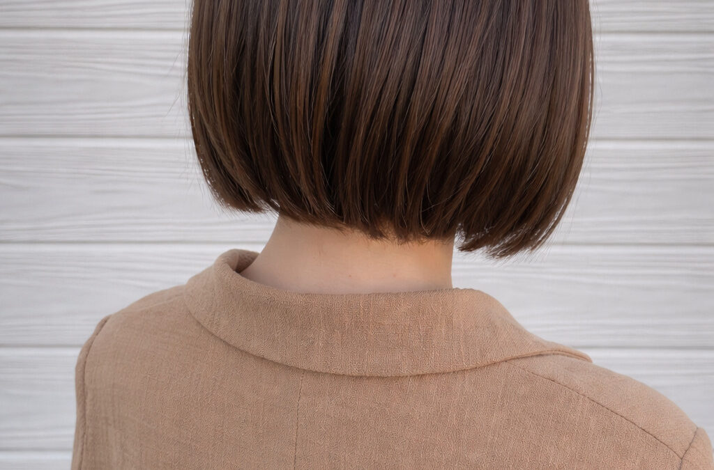 丸みと収まり重視の扱いやすい人気の大人ボブスタイル